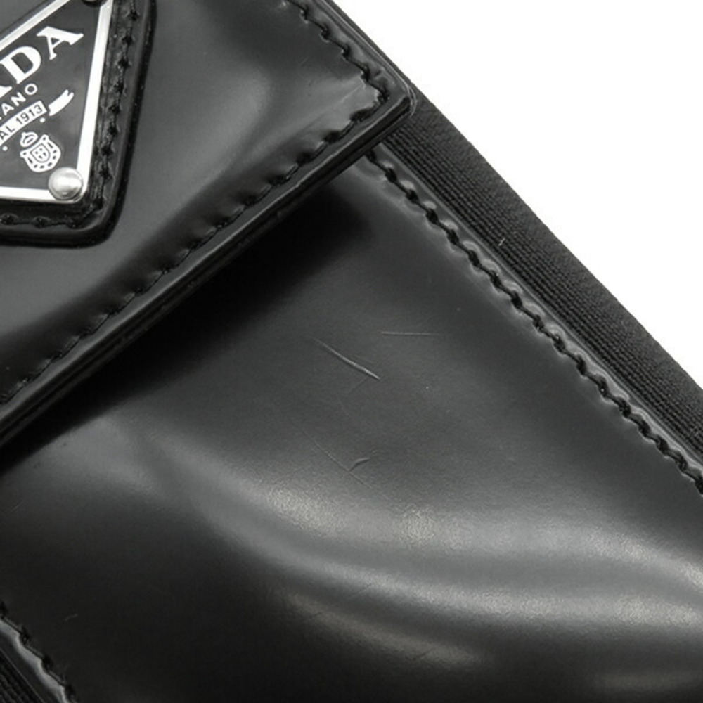 Prada Leather Triangle Smartphone Case Black - image 5